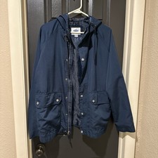 Old Navy Navy Blue windbreaker, utility Jacket. Medium. Vintage 
