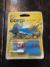 Rare CORGI JUNIORS 11 SUPERMAN SUPERMOBILE original BOX diecast carded blister