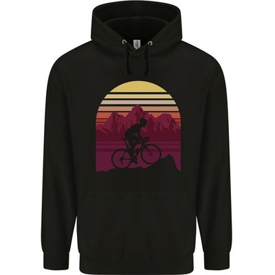 Dawn Cycling Mountain Bike Bicycle MTB Mens 80% Cotton Hoodie