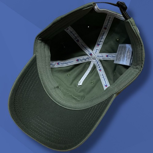 Champion Men’s Adjustable Hat - Relaxed Fit OSFA - Olive Green NWT - Afbeelding 6 van 7