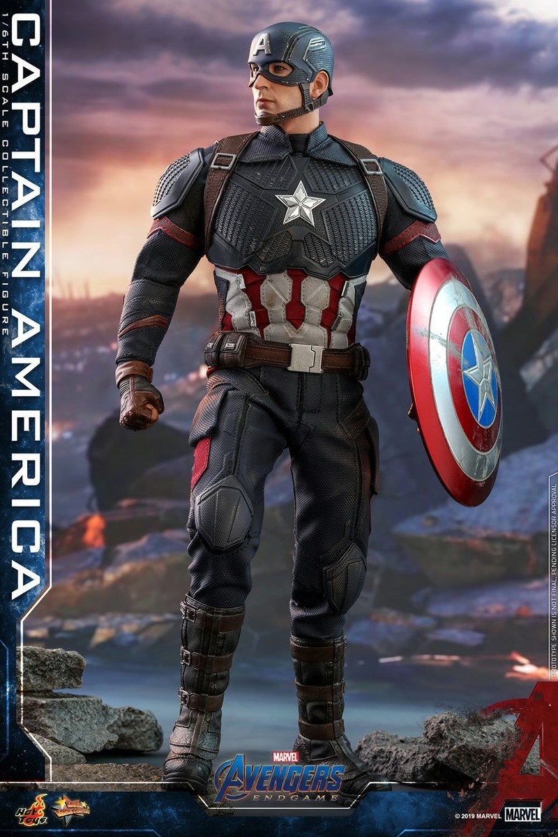 Hot Toys MMS536 ENDGAME CAPTAIN AMERICA 1/6 Scale 12-inch Figure
