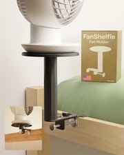 FanShelfie Adjustable Fan Holder for Dorm Room, Bunk  Lofted Bed, College Es...