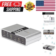 com 7.1 USB Sound Card - External Sound Card for Laptop with SPDIF Digital Au...