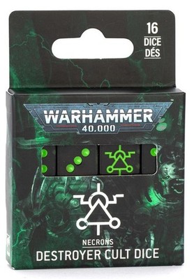 NECRONS 16 2026 DESTROYER CULT DICE 40K WARHAMMER 40,000 NECRON NEW