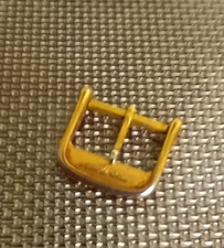 FIBBIA LONGINES VINTAGE GOLD PLATED USED 12mm (rif.F12B)