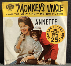 F-440 Buena Vista record Annette Funicello Beach Boys The Monkey's Uncle Disney!