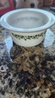 Pyrex #75 Green Spring Blossom Crazy Daisy Butter Tub 5.5”