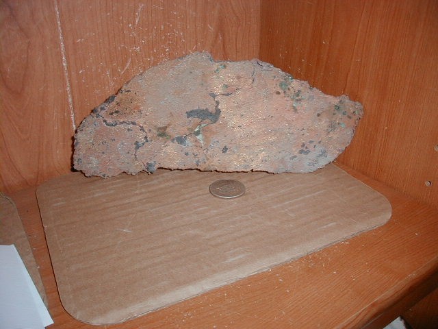 White Pine Copper Mine Natural Sheet Copper 1.4 Lbs See Scans