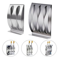 Support de boîte support de brosse à dents mural salle de bain en acier inoxyd