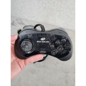 Sega Saturn Control Pad Wired Controller Black MK-80116 OEM Genuine Malaysia
