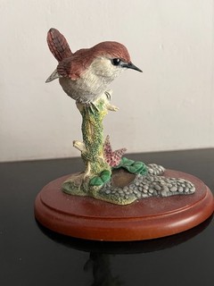 'Wren on Farthing' Border Fine Arts Studios: Birds (A0652) (Russell Willis) 2000