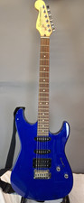 Squier by Fender Showmaster Strat HSS Electric Guitar 2004 Cobalt Blue Indonesia