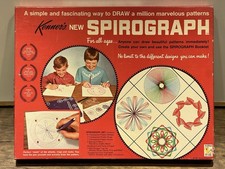Vintage 1967 Kenner's New Spirograph No. 401 VTG 60s Toys In Original Box Read 