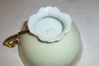 Antique Saint Killian? Porcelain Footed  Cup and Saucer Woman portrait w/ Cherub — photo 7