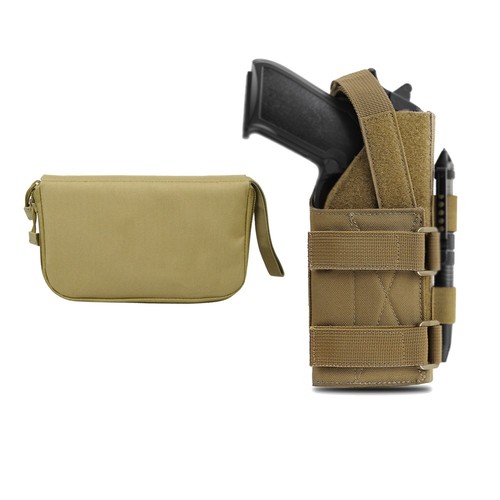 Custodia per pistola tattica borsa a mano + fondina porta pistola borsa portaoggetti - Foto 19 di 20