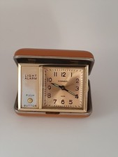H.Samuel Light Travel Alarm Clock Collectable Made In Japan