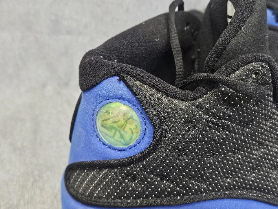 耐克 Air Jordan 13 复古鞋 9.5 码黑色蓝色篮球 310004-004 — 第 3/4 张图片
