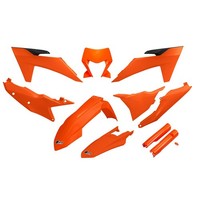 Ufo Plast Plastik-Kit Full-Kit KTM EXC/EXC-F 24-25, Orange