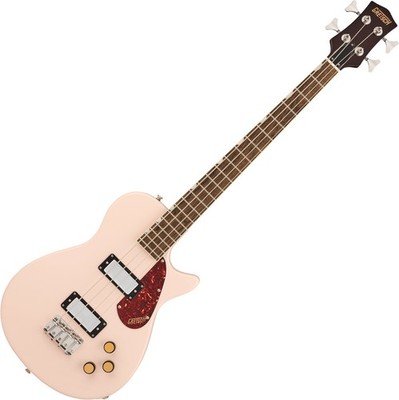 Gretsch Streamliner Jet Club Bass Single-Cut Shell Pink Short Scale E-Bass 30''