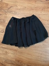 Pull on Georgette Skirt by Eurotard style 10774 Adult M L Black