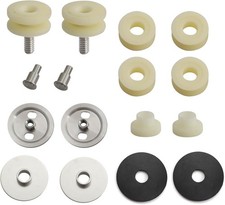 Rear Quarter Window Roller Glass Kit for 68-72 GM A Body, Car Rear Quarter