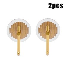 2 Pcs Adhesive Sticky Hooks Heavy Duty Gold Wall Seamless Hooks Hangers US