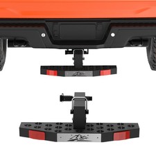 Universal 2 Receiver Trailer Towing Rear Hitch Step Bar Bumper Protection Guard