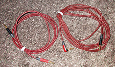 Set of 2 LAVA CABLE Ultramafic Flex Studio Series Instrument Cables! 10ft & 20ft