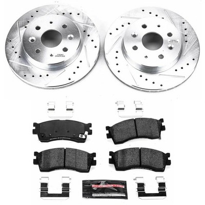 PowerStop Disc Brake Kit - Front - Fits Kia Rio 2003-2005 Z23 Daily Driver Carbo