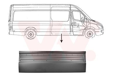 TüRblech LadetüR Rechts FüR MERCEDES-BENZ VW-image