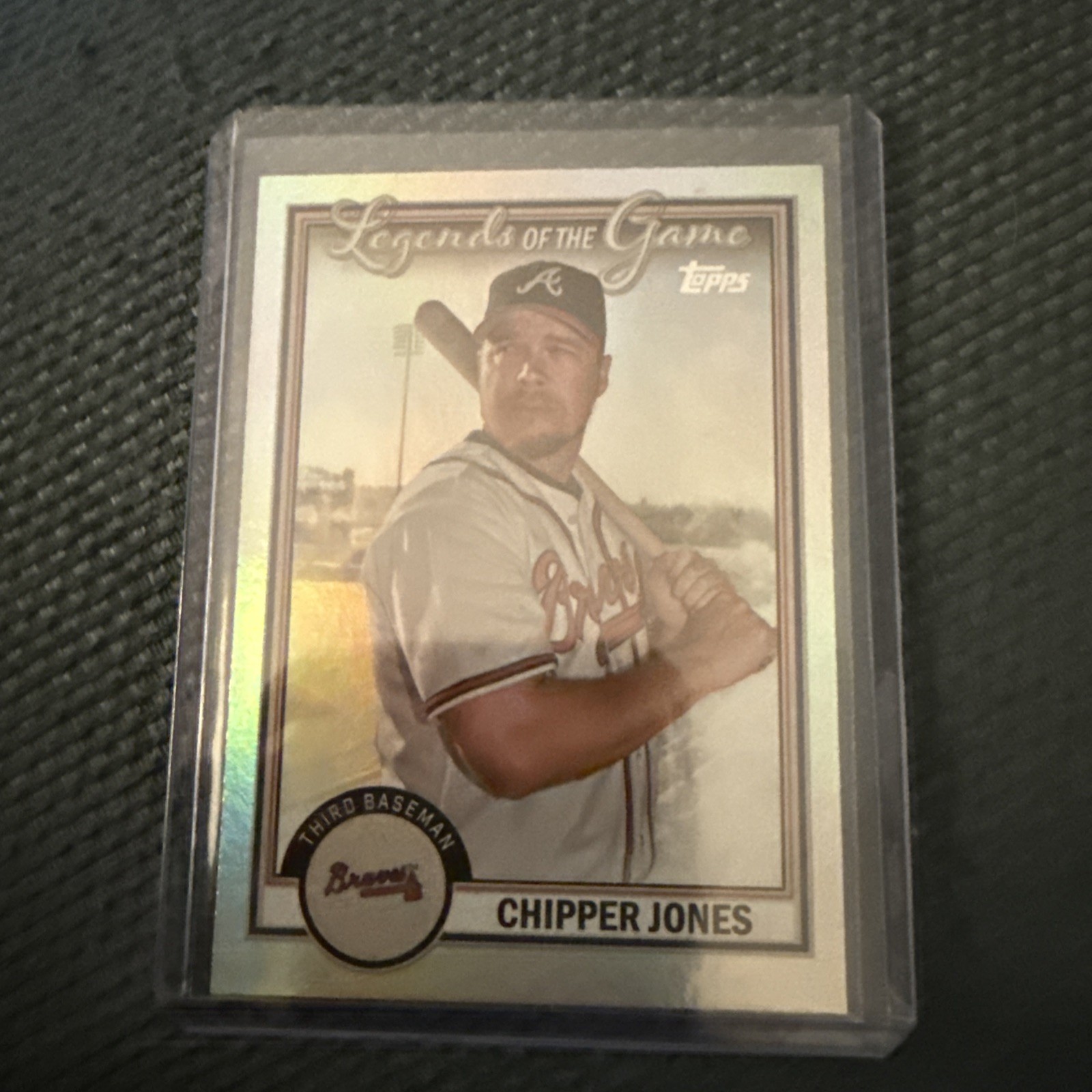 2023 Topps Series 2 Legends of the Game Chipper Jones #LG-17 MLB Baseball Card