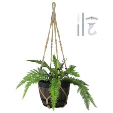 43 Inch Macrame Plant Hanger Large for up to 12 Inch Pot Extra Long Hanging P...