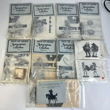 Men At Arms Autographed Collection 54mm Metal Miniatures Lot Osprey  New Hope D