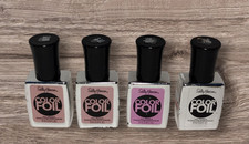 4 Sally Hansen COLOR FOIL NAIL MAKEUP Vibrant Metallic Finish Polish MIXED LOT