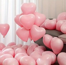 Herz Luftballons rosa &Oslash; 25,4 cm  30 St&uuml;ck Ballon Hochzeit Verlobung Valentinstag