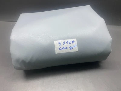 PLANEN ZENTRUM LKW-Plane - Gewebeplane 3 x 12 m - Grau - ca. 400g/m² - B-Ware *EINSEITIG*