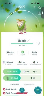 Pokemon Go Shiny Skiddo