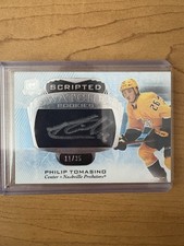 Upper Deck The Cup Scripted Swatches Rookie Auto Tomasino #SS-PT /35 Predators