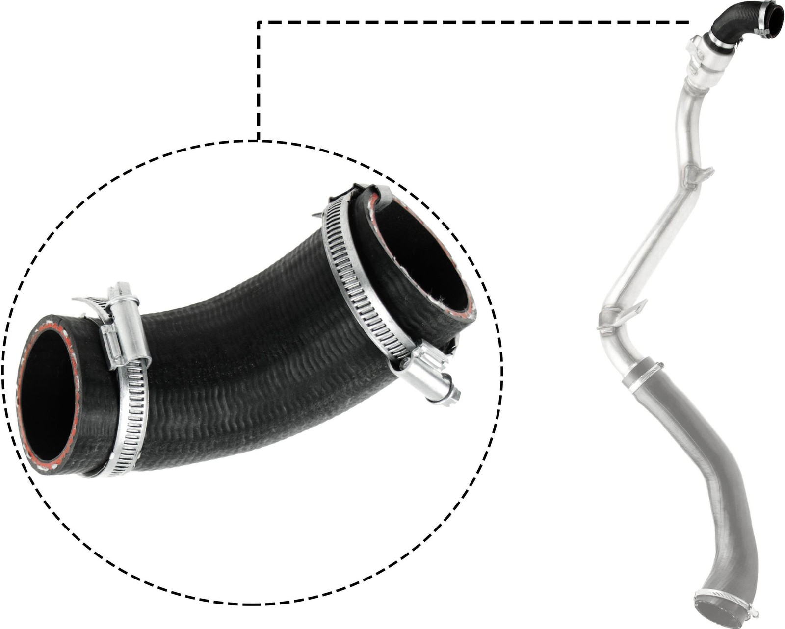 GATES-OE 09-0637 Charge Air Hose for FORD - Image 7