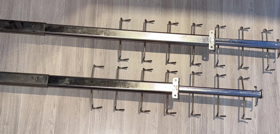 2 X Corbata Deslizante Vintage Knape & Vogt 2 pulgadas x 2,5 pulgadas. x 19,5 pulgadas. Foto 2 de 4