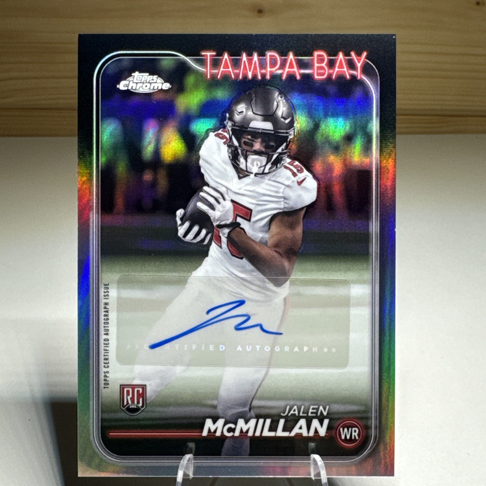 Jalen McMillan Topps Chrome Rookie Autographs Variations #RAJM Base