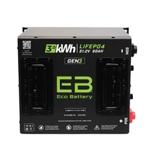 Eco Lithium Battery 51v Choose your Golf Cart Model NEW 60ah