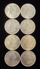 Morgan Silver Dollars MS BU- Lot of 8 coins