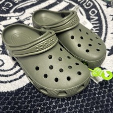 Crocs Classic Clog - Army Green   - Men's 7M - Women's 9W Brand New