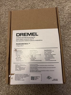 Dremel 7760-PGK PawControl Dog Nail Grinder. Used only once.