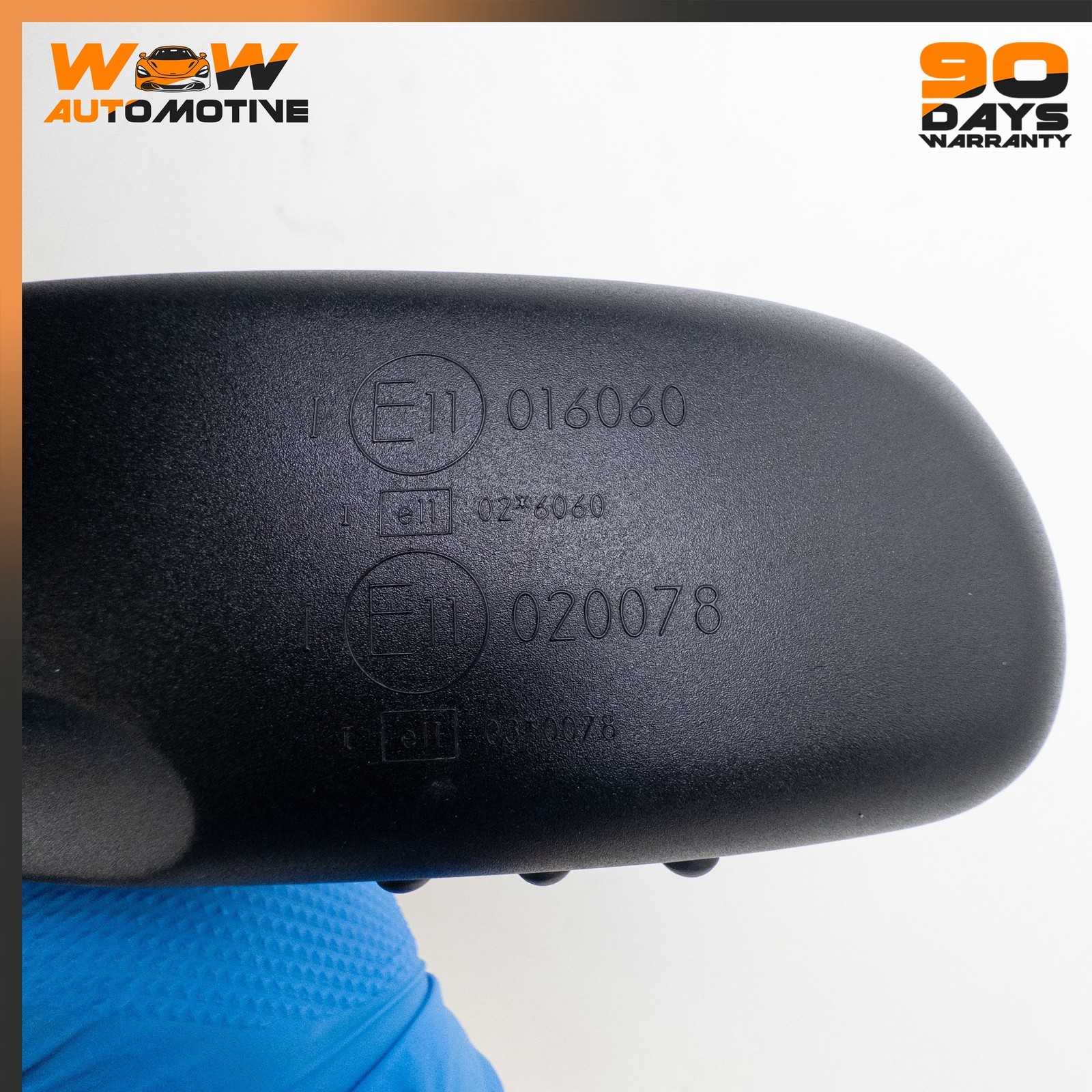 05-23 ASTON MARTIN V8 VANTAGE DB9 INTERIOR REAR VIEW MIRROR BLACK ASSEMBLY OEM