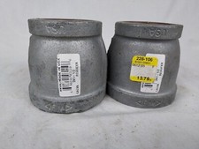 2 x 1 1/2 Galvanized Reducing Coupling,Anvil International Inc PACK OF 2 .