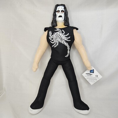 1999 Play By Play WCW  19'' STING Plush Scorpion Outfit Wrestling Figure ~ NWTs