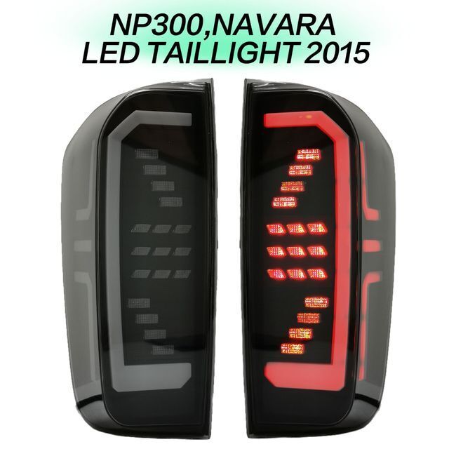 Full LED Tail Lights For Nissan Navara NP300 2015-2019 Rear Lamps