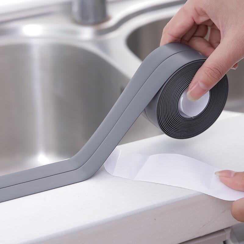 PVC Abdichtband / Dichtstoffstreifen Selbstklebend – Für Bad & Küche, Wasserdicht